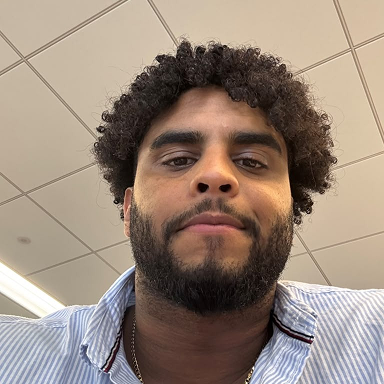 Close up of Calvin Paiva